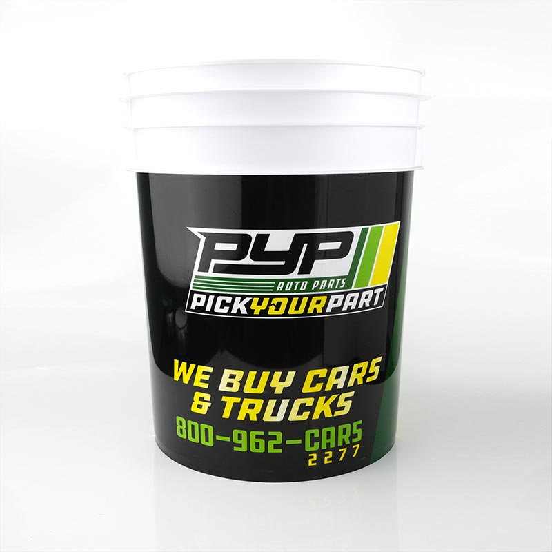 Egyedi műanyag festékes vödör fröccsöntés elfogadása formacímkében