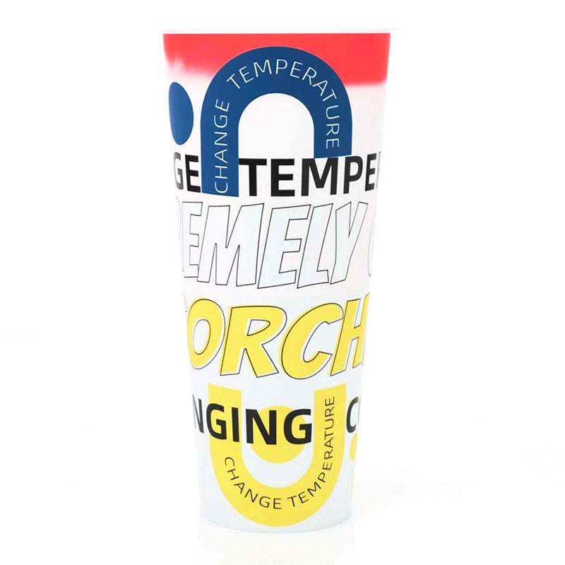 Injekciós PP IML hidegvíz színváltó pohár