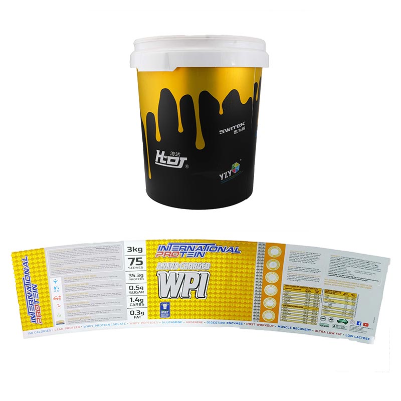 Bevonat Tároló vödör fröccsöntés formacímkében