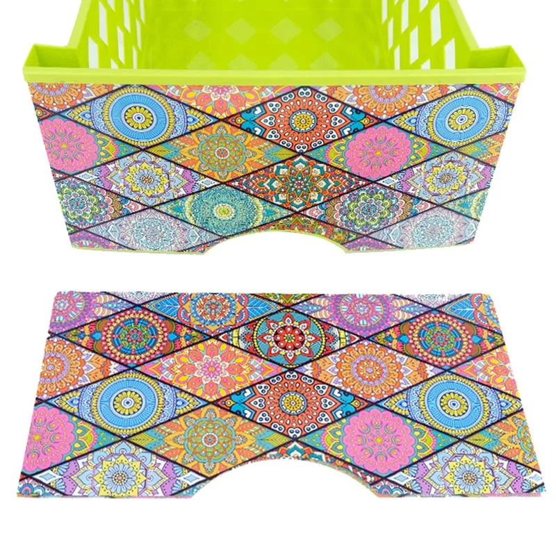 Tárolókosár fröccsöntés a formacímkében